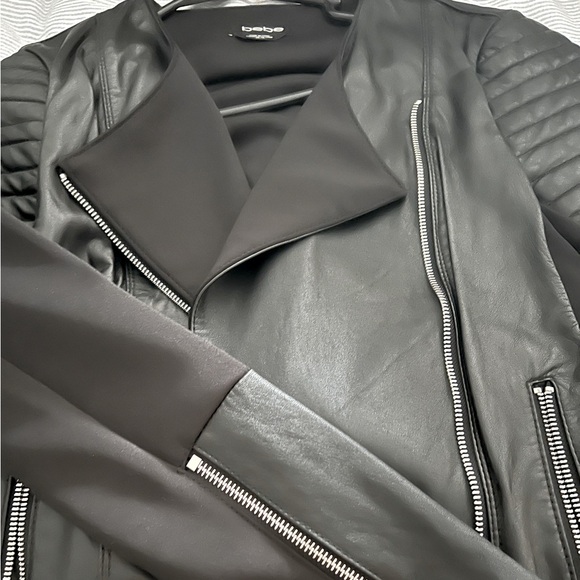 Bebe Leather jacket xs - Picture 1 of 7